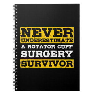 Never Underestimate A Rotator Cuff Surgery Survivo Notebook