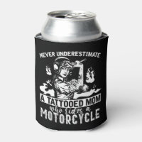 Never Underestimate A Tattooed Mom Motorcycle Bike