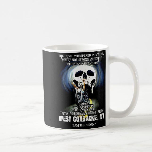 Never Underestimate A West Coxsackie Ny Man  Coffee Mug (Right)