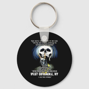 Never Underestimate A West Coxsackie Ny Man  Keychain