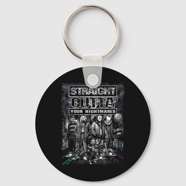 Never Underestimate An Old Man On A Jet Ski Gift  Keychain (Front)