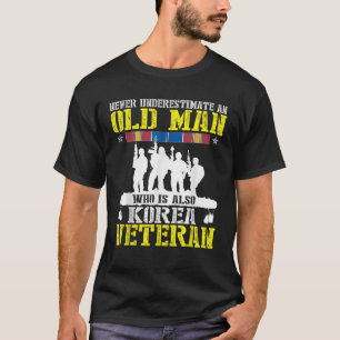Never Underestimate An Old Man Who Is Also Korea V T-Shirt