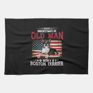 Never Underestimate An Old Man With A Boston Kitchen Towel