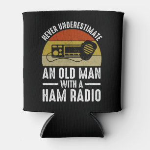 Never Underestimate An Old Man With A Ham Radio Can Cooler