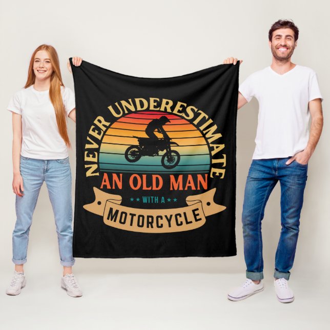 Never underestimate an old man with a motorcycle fleece blanket (In Situ)