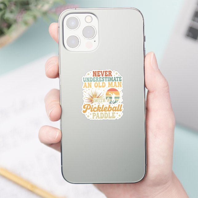 Never-Underestimate An Old Man With A Pickleball  (Phone)