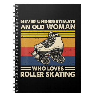Never Underestimate An Old Woman On A Bicycleunder Notebook
