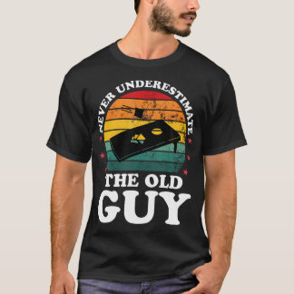 Never Underestimate Funny Cornhole Player Men T-Shirt