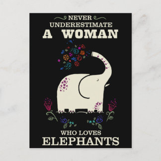 Never Underestimate postcard