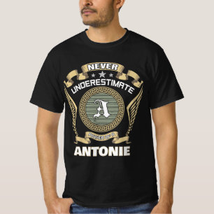 Never underestimate power of a ANTONIE T-Shirt