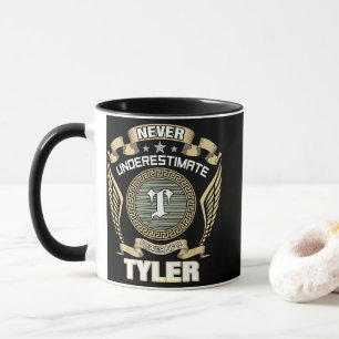 NEVER_UNDERESTIMATE_POWER_OF_A_TYLER MUG