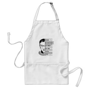 Never Underestimate Power of Girl With Book Standard Apron