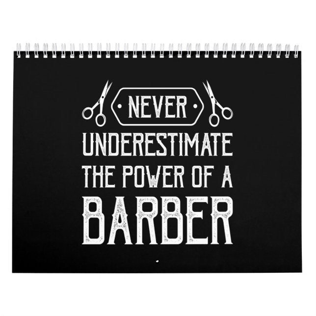 never underestimate the power of a barber calendar (Cover)