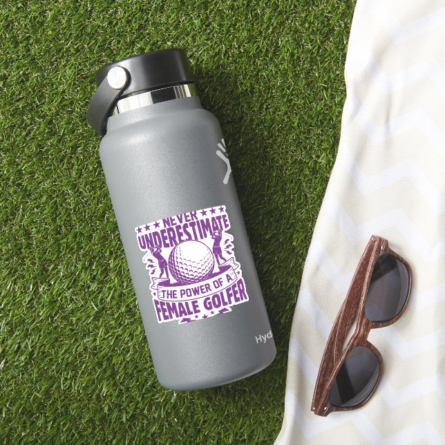 Never underestimate the power of a female golfer t (HydroFlask Insitu)