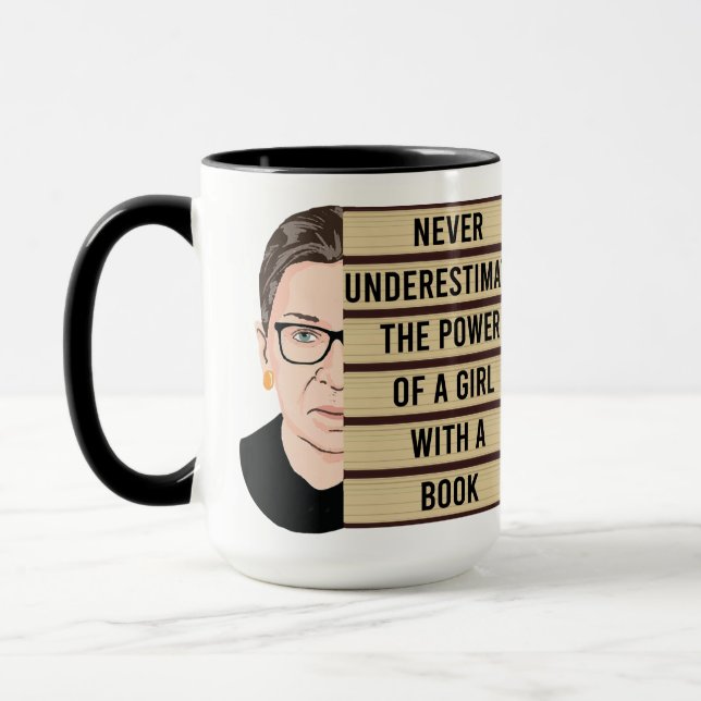 Never Underestimate The Power of a Girl Mug (Left)