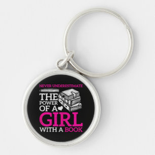 Never Underestimate The Power Of A Girl With A Boo Keychain