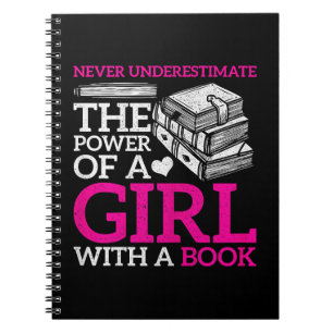 Never Underestimate The Power Of A Girl With A Boo Notebook