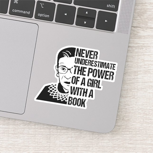 Never Underestimate The Power of a Girl With Book (Detail)