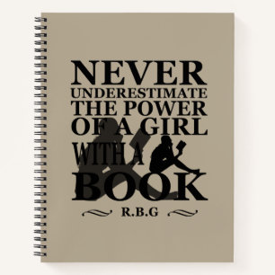 Never underestimate the power of a girl with book