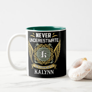 Never Underestimate The Power Of A Kalynn Two-Tone Coffee Mug