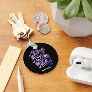 Never Underestimate the Power of Girl with a Book Keychain