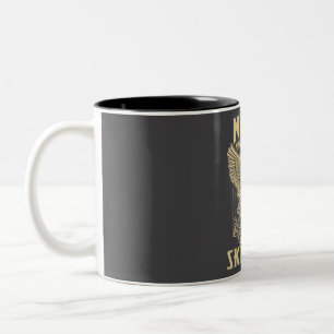 Never Underestimate The Power Of Skipper Two-Tone Coffee Mug