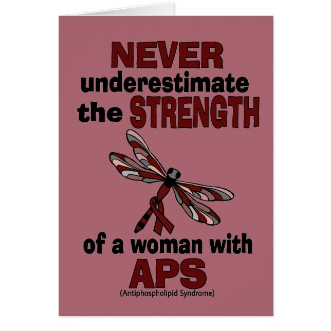 Never Underestimate...Woman/Dragonfly...APS (Front)