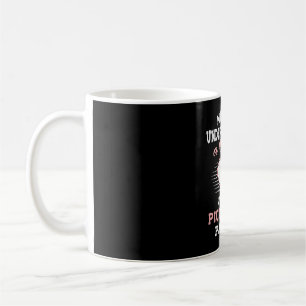Never Underetimate Women With A Pickleball Paddle  Coffee Mug