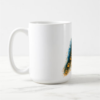 Never Walk Alone Golden Footprints and Pet Paw Pri Coffee Mug