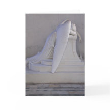 Never Weep Alone Angel Card (side view)