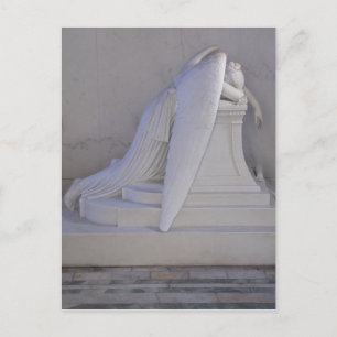 Never Weep Alone Angel Postcard (side view)