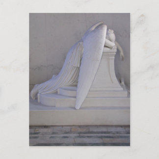 Never Weep Alone Angel Postcard (side view)