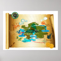 Neverland Treasure Map