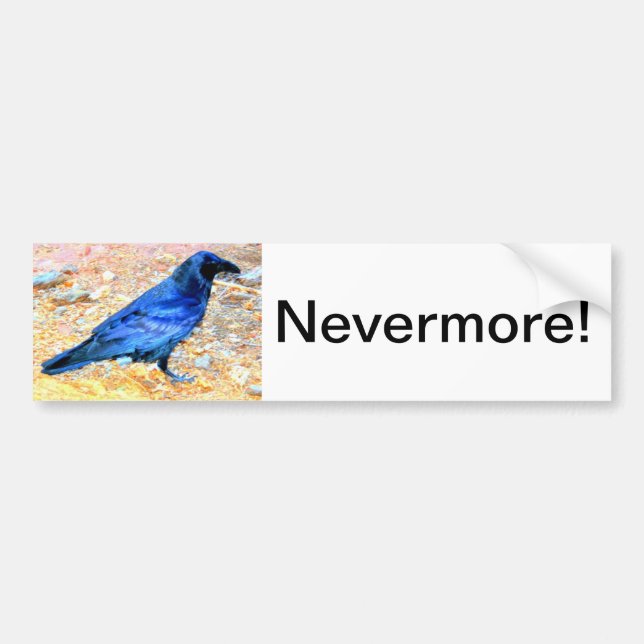 nevermore bumper sticker (Front)