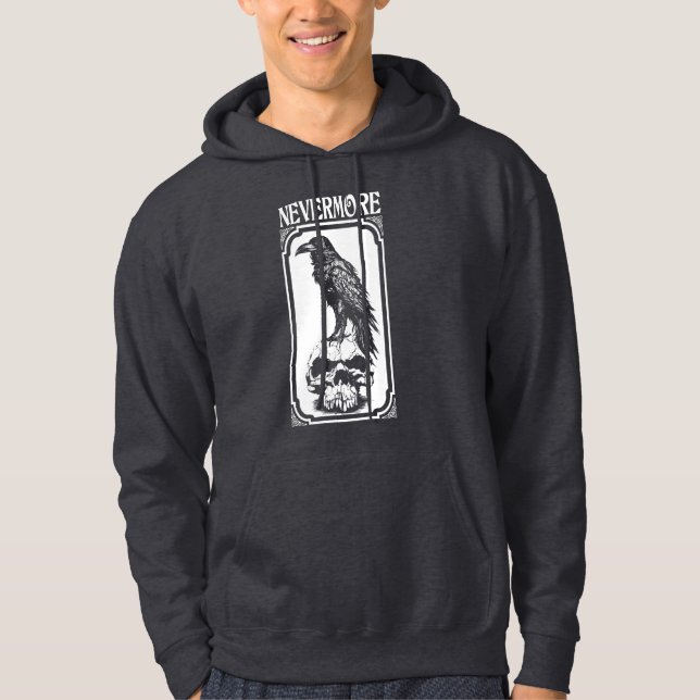 Nevermore | Edgar Allan Poe - The Raven Hoodie (Front)