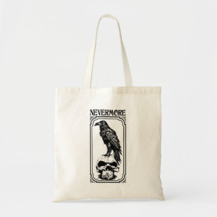 Nevermore   Edgar Allan Poe - The Raven Tote Bag