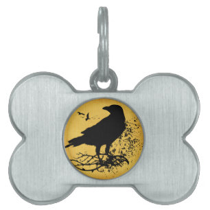 Nevermore Pet Name Tag