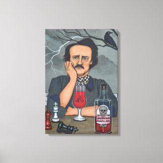 NEVERMORE POE CANVAS PRINT