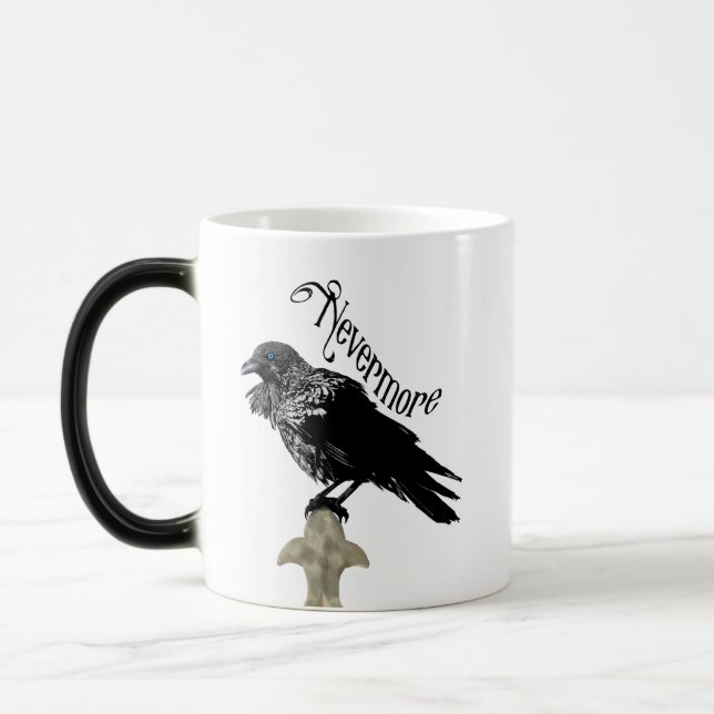 Nevermore Raven Magic Mug (Left)