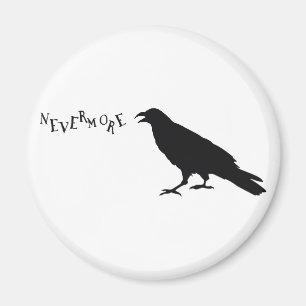 Nevermore Raven Magnet
