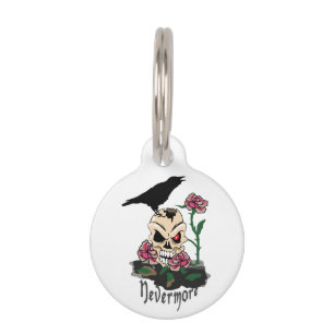 Nevermore Raven Pet Tag