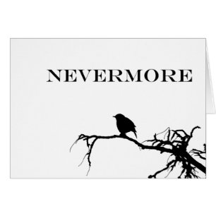 Nevermore Raven Poem Edgar Allan Poe Quote