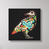 Nevermore Sugar Skull Raven