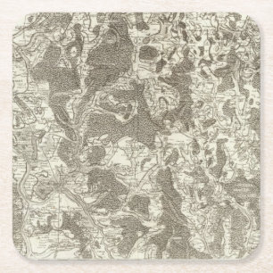 Nevers Square Paper Coaster