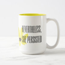 "Nevertheless, She Persisted" Choose Your Font