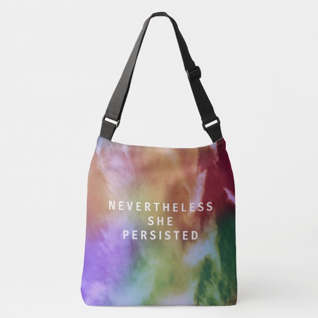 Nevertheless She Persisted Crossbody Bag (Front)
