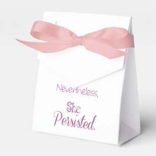 Nevertheless She Persisted Favor Box