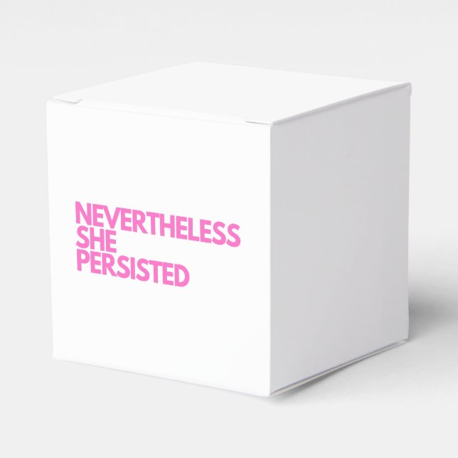 Nevertheless She Persisted Favor Box (Front Side)