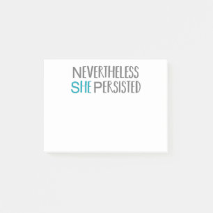 Nevertheless She Persisted Post-It's Post-it Notes