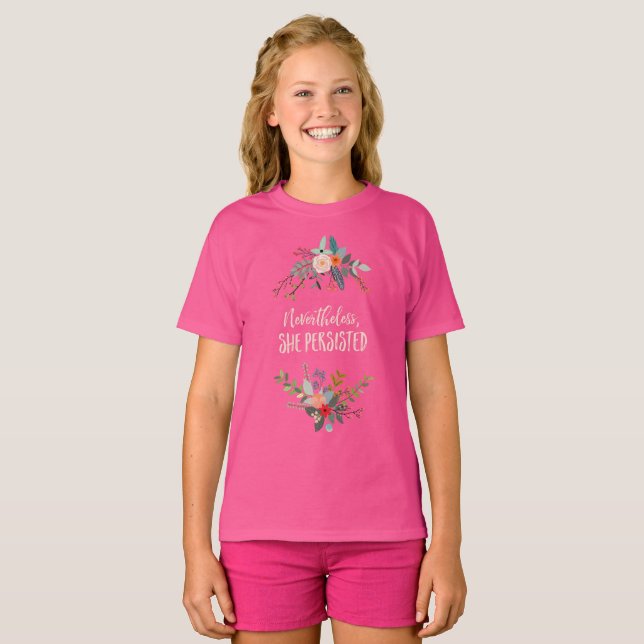 Nevertheless, She Persisted T-Shirt (Front Full)